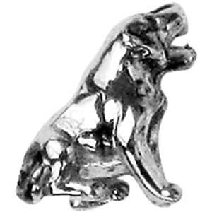  A Bead At A Time Metal Charm Panther Shiny Silver Arts 