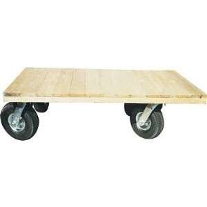   Hardwood Dolly with Pneumatic Casters 