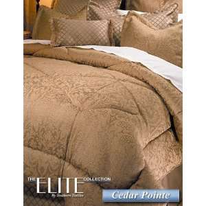   Tone on Tone Queen Bedding Bed in a Bag Comforter Set