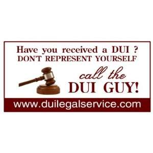  3x6 Vinyl Banner   Lawyer Ad 