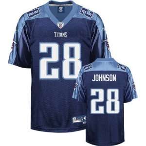 Mens Tennessee Titans #28 Chris Johnson Alternate Premier Jersey 