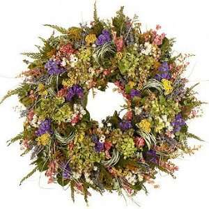  Floral Finesse Wreath   Frontgate