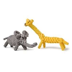  Jerry Giraffe and Coco Elephant Chew Toys Toys & Games