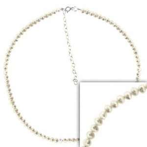  Sterling Silver Genuine White Freshwater Cultured Pearl 