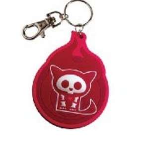 Skelanimals Kit the Cat Fire Ball Ghost Kit Keychains Glow in the Dark 