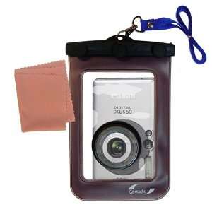 Gomadic Clean n Dry Waterproof Camera Case for the Canon IXY Digital 