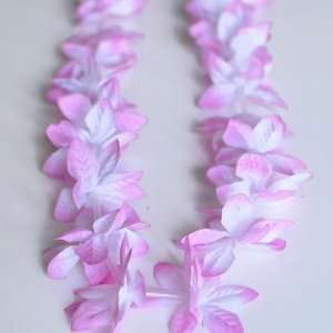  Hawaiian Small Orchid Lei  Pink (2 Count)