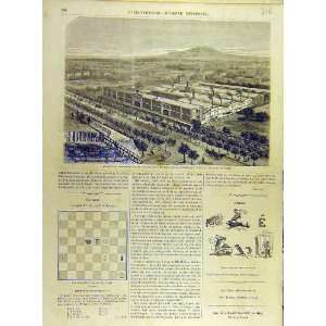   1863 King Rome Million Factory Building French Print