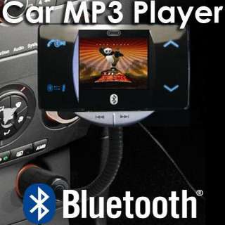 Bluetooth Car Kit Vehicle FM Transmitter  Player Steering Wheel 