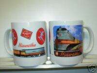 MILWAUKEE RAILROAD COFFEE MUG / CUP / HIAWATHA / TRAIN  