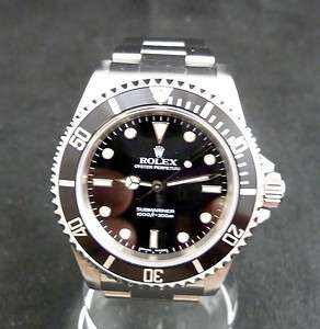 Rolex Submariner No Date 14060M Stainless Steel Black Z Watch Mens Sub 