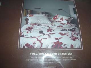 Dwell Studio Full Queen Comforter Set White with Brown Branches Brand 