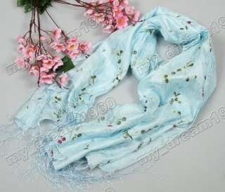 Fashion Ladies 100% Silk Sequin Shawl/Scarf Wrap #2158  