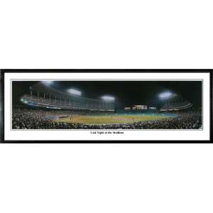  Rob Arra Baseball Framed Stadium Panoramic of Cleveland 