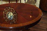 66 inch round table 48 round table on mahogany base