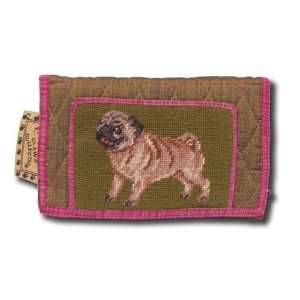  Claws Collection Pug Dog Puppy Large Wallet / Handbag 