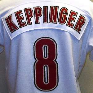  Houston Astros Jeff Keppinger # 8 2010 Home Game Used 