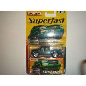  2005 Matchbox Superfast Chevrolet Silverado SS Green #13 