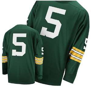  Green Bay Packers Jerseys 5# Horning Green Throwback NFL 