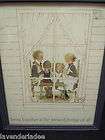 Holly Hobbie family Thanksgiving picture framed, to hang on wall