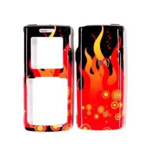 Cuffu   Red Flame   SAMSUNG R211 CRICKET Smart Case Cover Perfect for 