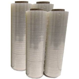 Four (4) Plastic Shrink Stretch Wrap 18 x 1500 80 Gauge