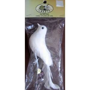   Bird Standing White Dove Bird Approx. 4 1/2 Arts, Crafts & Sewing