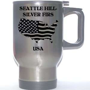 US Flag   Seattle Hill Silver Firs, Washington (WA) Stainless Steel 