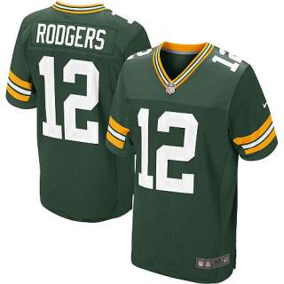 Mens Nike Green Bay Packers Aaron Rodgers Elite Team Color Jersey 