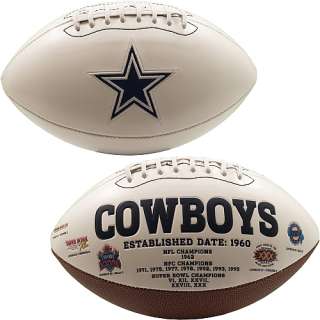 Dallas Cowboys Footballs Dallas Cowboys Signature Series Football