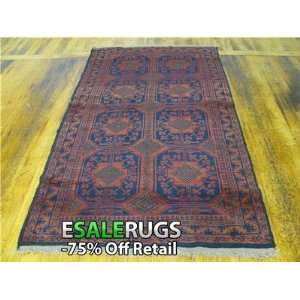  3 7 x 6 7 Afghan Hand Knotted Oriental rug