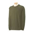 Gildan 6.1 oz. Ultra Cotton Long Sleeve T Shirt   MILITARY GREEN   2XL