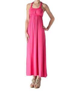 Bright Pink (Pink) Plait Strap Maxi Dress  228810676  New Look