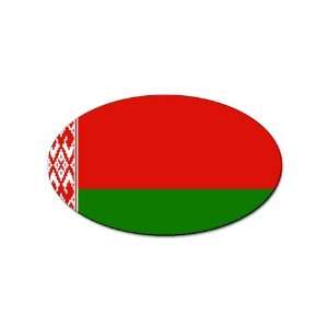  Belarus Flag Oval Magnet