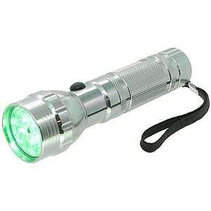  White Green LED and Laser Flashlight