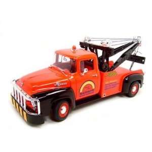  1956 Ford F100 Tow Truck Red 118 Diecast Model Toys 