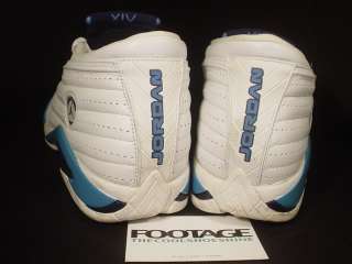 1999 Nike Air Jordan XIV Low WHITE COLUMBIA BLUE UNC 13  