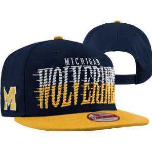  Michigan Wolverines Team Color New Era Sail Tip 9Fifty 