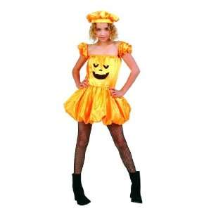    Childs Pumpkin Dress Costume Size Large (12 14) Toys & Games