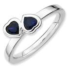 Sapphire Heart Ring  