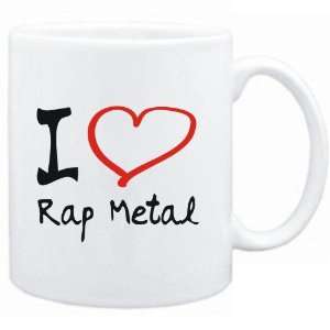  Mug White  I LOVE Rap Metal  Music