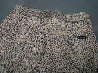 GUESS JEAN Pant in a snake print, cotton polyester stretch fabric.