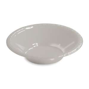  Silver Gray Plastic Bowls 
