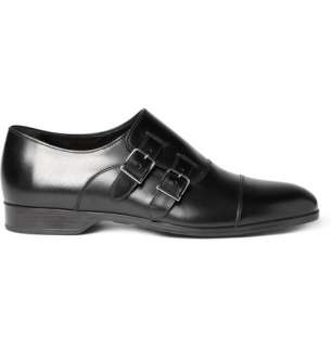 Ralph Lauren  Leather Monk Strap Shoes  MR PORTER