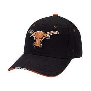 Zephyr Texas Longhorns Black Gamer Hat 