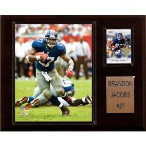  NFL Brandon Jacobs New York Giants Player Plaque