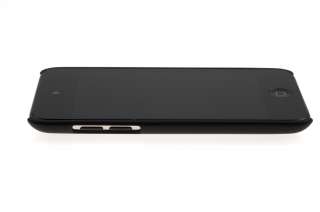iPod touch 4 Hülle SCHWARZ mit leicht gummierter samtiger Oberfläche
