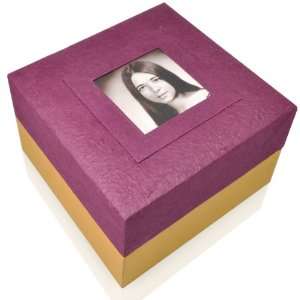  Biodegradable Urn Embrace Earthurn Purple with Photo 