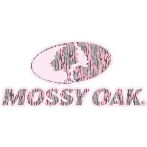   Graphics 13006 BLP Bottomland Pink 9 x 20 Camo Mossy Oak Logo Decal