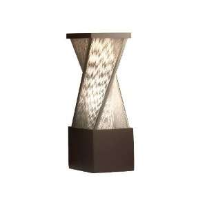  NL11036   Torque Accent Table Lamp Dark Brown Wood and 